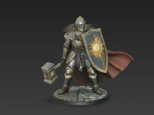 Paladin Fantasy Miniature - 32mm
