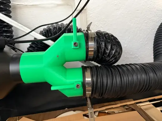 Y-Splitter for Fume Extraction (100 mm / 4")