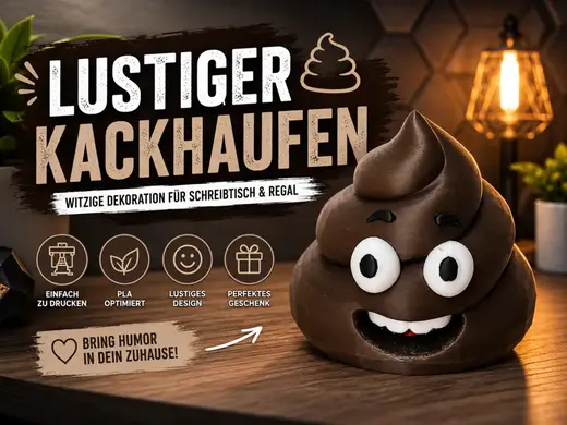 Lustiger Kackhaufen – Dekoration