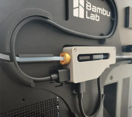 Bambu Labs AMS PTFE removal Button on Cable Tidy