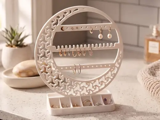 Crescent Moon Jewelry Organizer