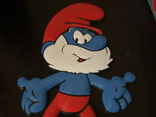 Papa Smurf - Easy Print
