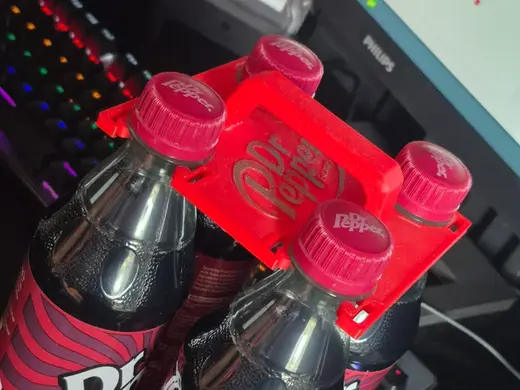 4 Bottle Drink Caddy | Easy Carry Handle