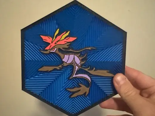 #691 Dragalge Hex Wall Art