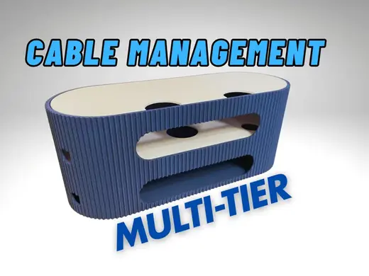 Cable Management Box | Desk Cable Organizer