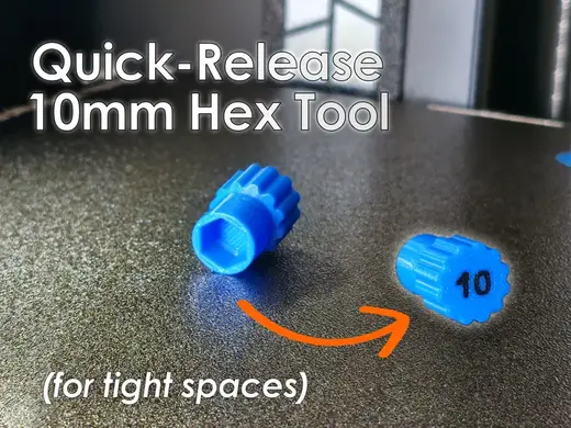 Quick 10mm Bolt Tool for Tight Spaces
