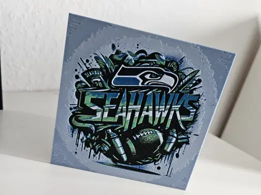 Seattle Seahawks Hueforge Bild