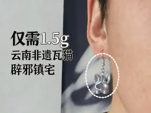 云南非遗瓦猫,辟邪神器,镇宅萌物