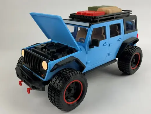 JEEP WRANGLER with LED lights - SCALE 1:12