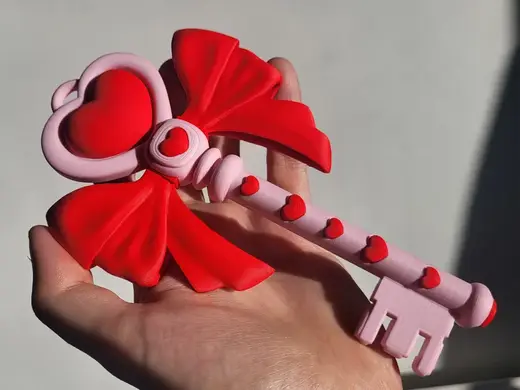 Valentines Love Heart Key