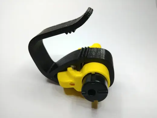 Visor mount for a ResQme glass breaker