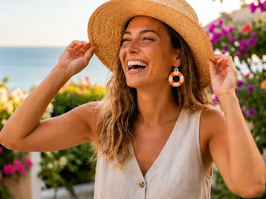Summer Lifebuoy Earrings