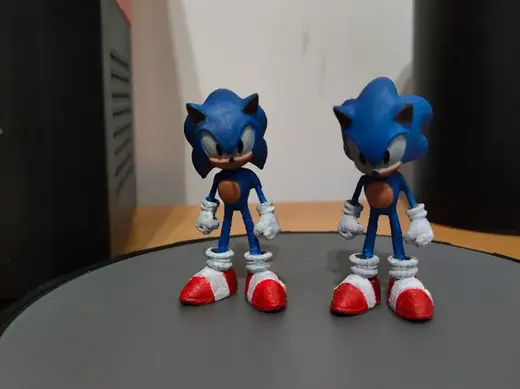 Sonic model fixed! Ready to print