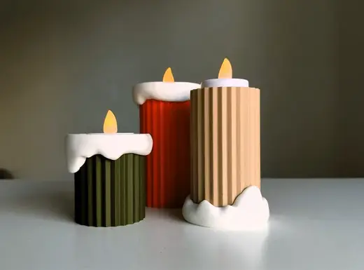 Christmas Minimalistic Tealight Holders