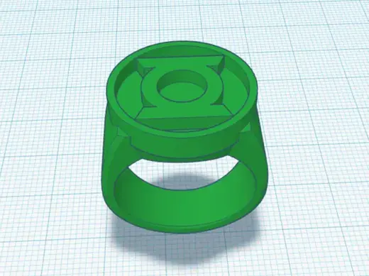 Green Lantern Power Ring - Size 12