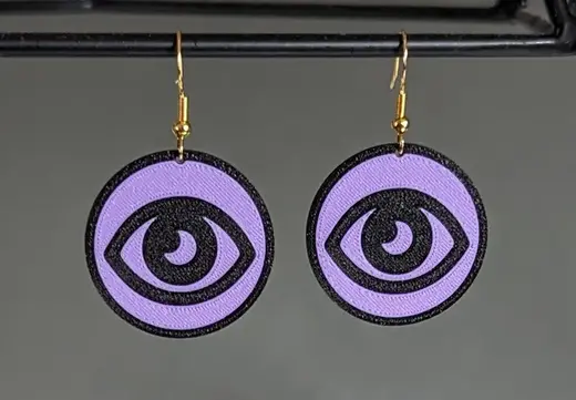 Pokemon Trading Card Game - Psychic Energy Earrings