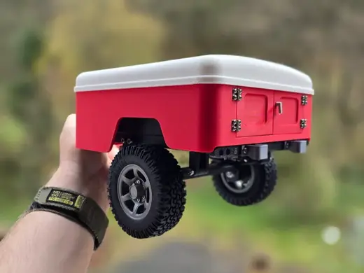 NBC.9 - 1:10 Scale trailer for crawlers (FJ40)