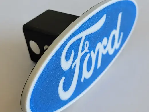 FORD CLASSIC OVAL LOGO 2/2.5" RECEIVER HITCH COVER