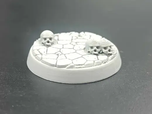 DnD Miniature Model Bases 32 mm RPG - Skull Base