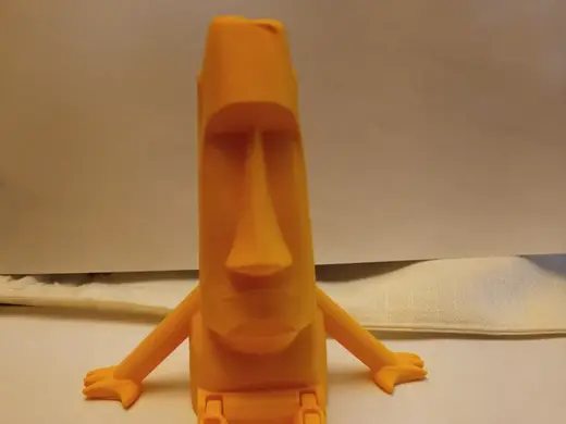Caked up flexi Moai buddy
