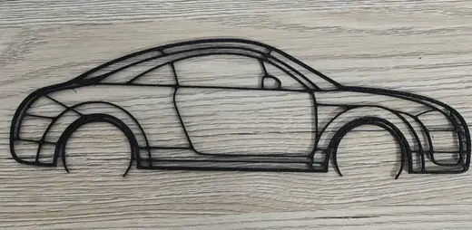 Silueta Audi TT MK1 8N de perfil