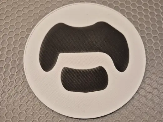 The Zappa Stache Coaster