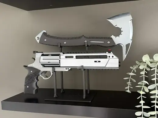 RE9 Axe + Requiem Display Stand