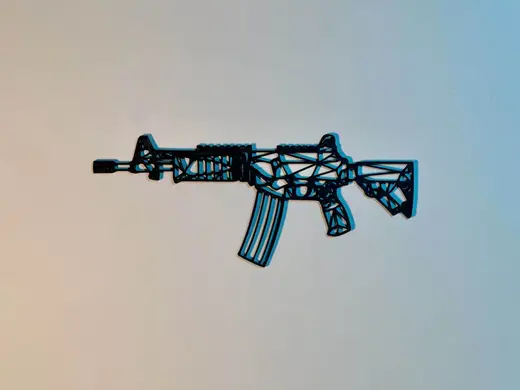 Art mural Low Poly Galil AR CSGO / CS2