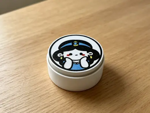 茉莉公主按压玩具-多色一盘打印-咔哒点击器可活动解压玩具