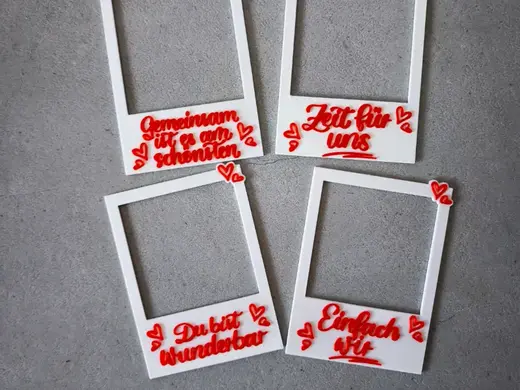 Fotorahmen „Polaroid“ – Liebe