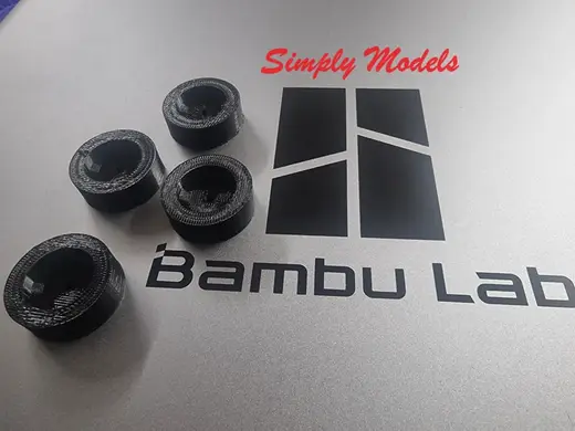 BambuLab P1P P1S X1 X1C Replacement Rubber Feet
