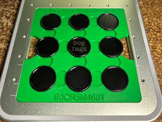 XTOOL F1 Bingo Markers (25mm) Jig