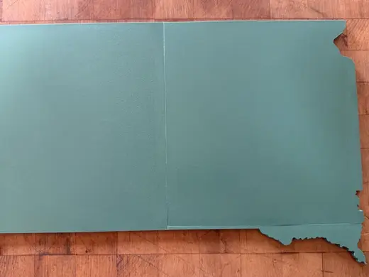 Oversized South Dakota Map | Multi-Part Flat Model