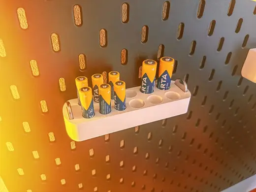 Ikea Skadis Halterung für Batterien AA/AAA/CR2032
