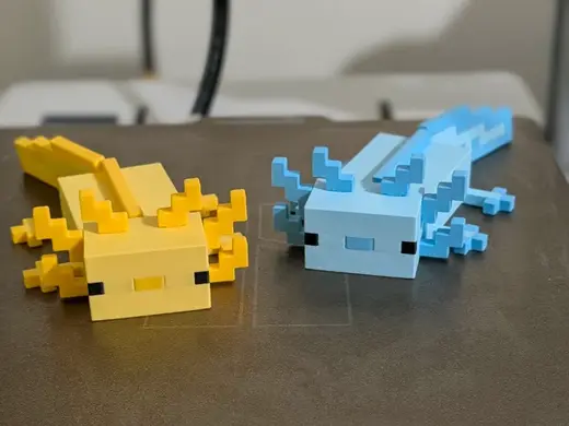 Articulated Minecraft Axolotl