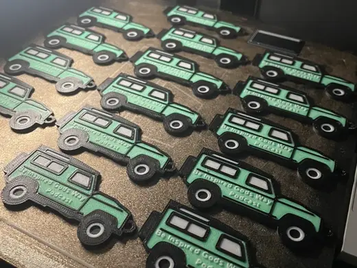 Be Inspired Gods Way Spotify Podcast Keychains