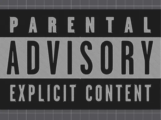 Panneau Parental Advisory