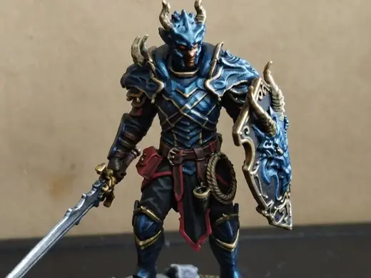 Miniatura D&D - Fighter Dragon / Warrior