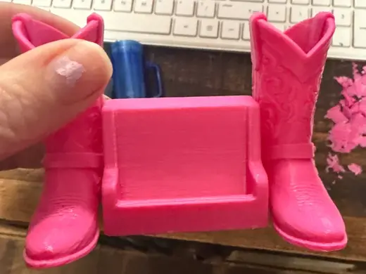 Cowboy Boot Business Card Holder