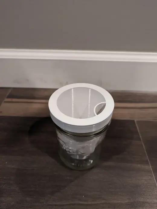 Self Watering Planter Insert for Wide Mouth Mason Jar