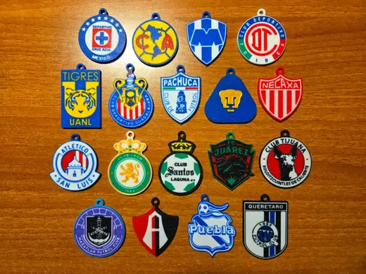 Liga MX Teams 2024/25 - Keychains