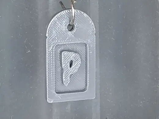 P keychain