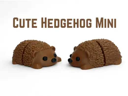 Cute Articulated Hedgehog Flexi Mini