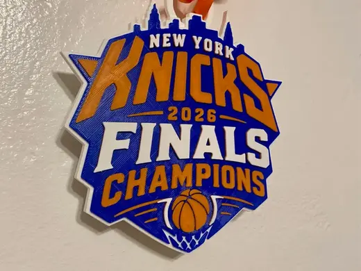 Knicks NBA Finals Champions Hype Chain Pendant