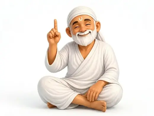 Smiling Sai Baba Statue Spiritual 3D Printable