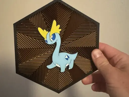 #698 Amaura Hex Wall Art