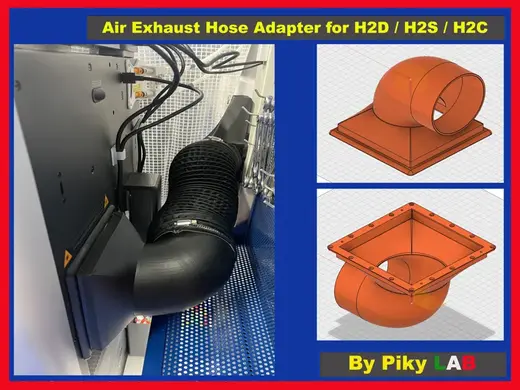 Air Exhaust Hose Adapter for H2D / H2S / H2C