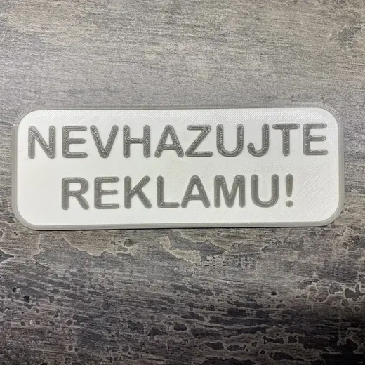 Nevhazujte reklamu