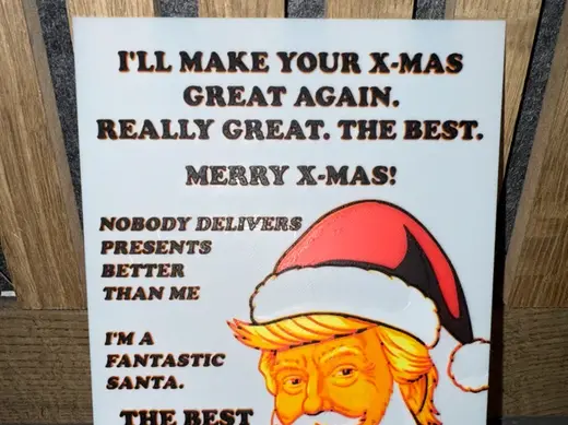 Karte - MAKE MERRY CHRISTMAS GREAT AGAIN