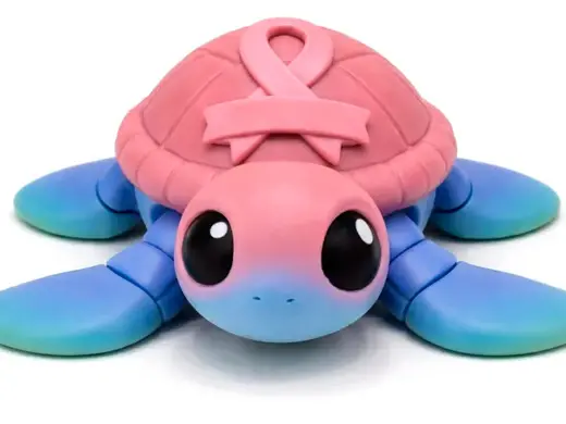 Flexi Turtle - Articulated Fidget (Print-in-Place)